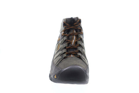 Keen Targhee III Waterproof Mid Wide 1018596 Mens Green Leather Hiking Boots