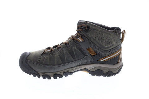 Keen Targhee III Waterproof Mid Wide 1018596 Mens Green Leather Hiking Boots