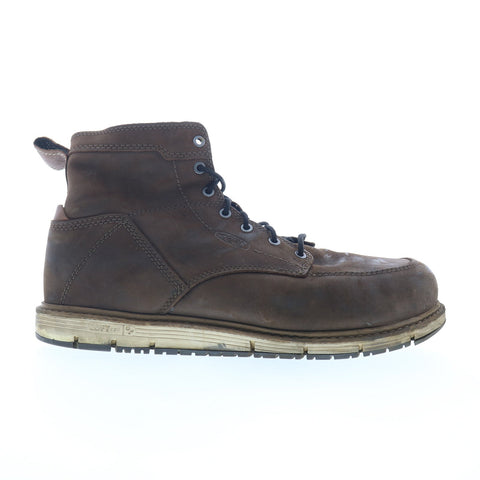 Keen San Jose 6" WP Aluminum Toe Boot 1020057 Mens Brown Wide Work Boots