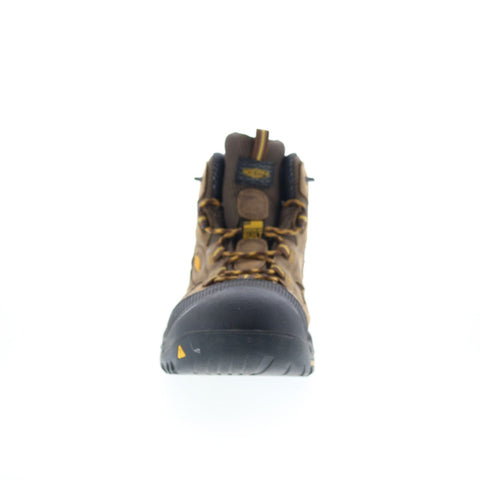 Keen Braddock WP Work Boots Soft Toe Made In USA Mens Brown Work Boots