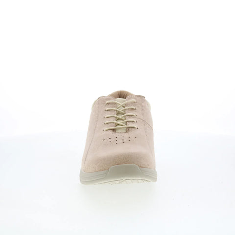 Drew Tulip 10202-3Y Womens Beige Wide Leather Lace Up Lifestyle Sneakers Shoes