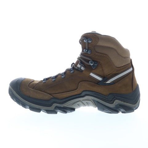 Keen Durand II Mid WP Hiking Boots Made In USA Mens Brown Wide Hiking Boots
