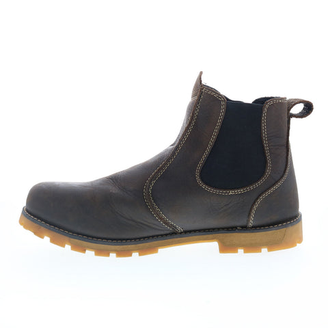 Keen Seattle Romeo Alloy Toe Pull on Work Boot 1021344 Mens Brown Work Boots