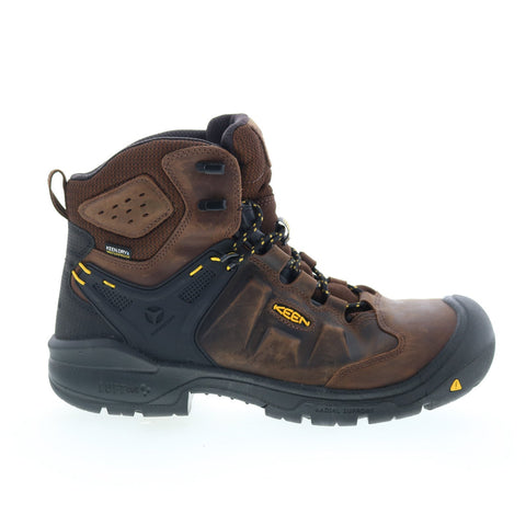 Keen 6 Inch Work Boot: Oil Resistant Sole Made In USA Mens Brown Work Boots