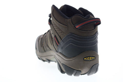 Keen Lasning Mid Watterproof Mid Steel Toe 1022098 Mens Brown Work Boots