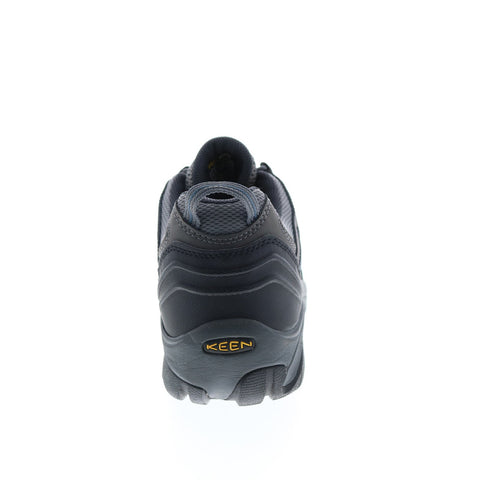 Keen Lansing Low Steel Toe 1023204 Mens Gray Wide Leather Work & Safety Shoes