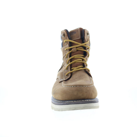 Keen Belgian Sandshell Cincinnati 6'' Soft Toe WP Mens Brown Wide Work Boots