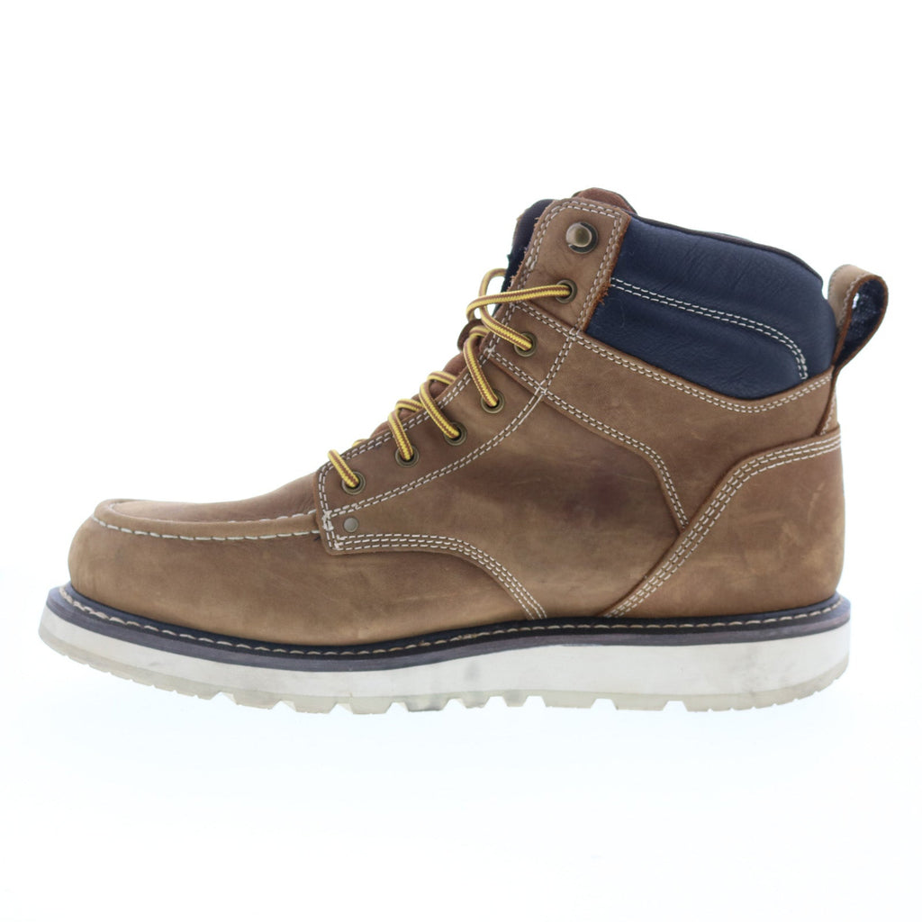 Keen Belgian Sandshell Cincinnati 6'' Soft Toe WP Mens Brown Wide Work ...