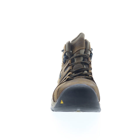 Keen Flint II Waterproof Boot Steel Toe 1023237 Mens Brown Work Boots