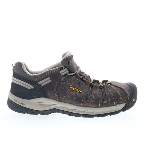 Keen Flint II Steel Toe Work Shoe 1023267 Mens Brown Work & Safety Shoes