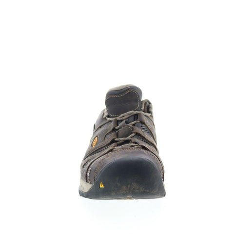 Keen Flint II Steel Toe Work Shoe 1023267 Mens Brown Wide Work & Safety Shoes