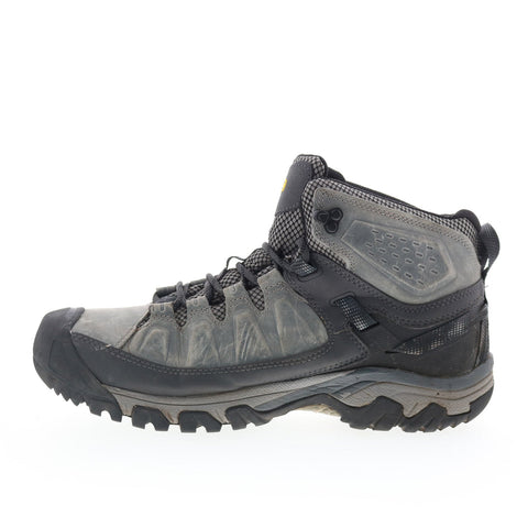 Keen Targhee III Mid WP Hiking Boots 1025164 Mens Gray Leather Hiking Boots