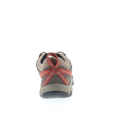 Keen Ridge Flex WP Hiking Boots Soft Toe Mens Brown Athletic Hiking Shoes