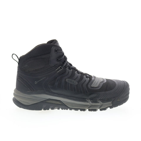 Keen Kansas City Mid Carbon Fiber Toe 1025617 Mens Black Wide Work Boots