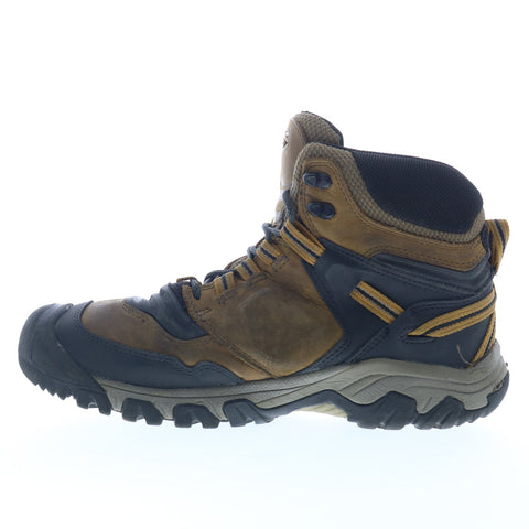 Keen Ridgeflex Mid Waterproof Boot 1025666 Mens Brown Leather Hiking Boots