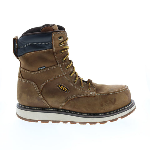 Keen Cincinnati 8" Carbon Fiber Toe Work Boot Mens Brown Wide Work Boots