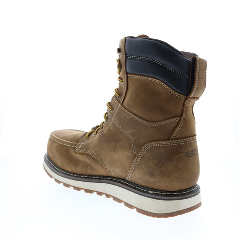 Keen Cincinnati 8" Carbon Fiber Toe Work Boot Mens Brown Wide Work Boots