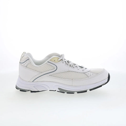 Drew Athena 10268-02 Womens White Narrow Mesh Lace Up Athletic Walking Shoes