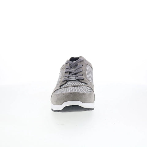 Drew Gemini 10296-43 Womens Gray Mesh Lace Up Athletic Walking Shoes