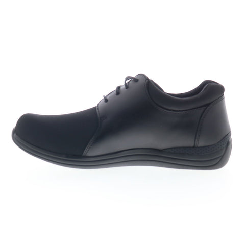 Drew Clover 10300-99 Womens Black Wide Leather Lifestyle Sneakers Shoes