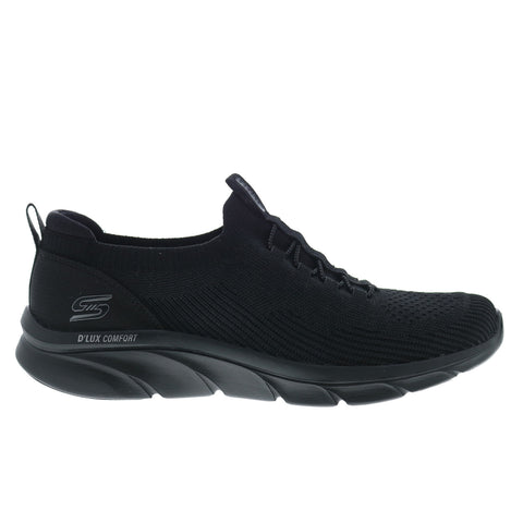 Skechers D'Lux Comfort Bonus Prize 104335 Womens Black Lifestyle Sneakers Shoes