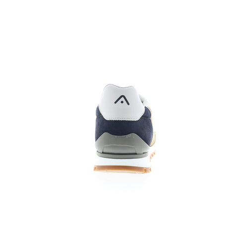 Ambitious 10469B Mens White Suede Lace Up Lifestyle Sneakers Shoes