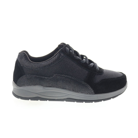 Drew Tuscany 10555-19 Womens Black Suede Lifestyle Sneakers Shoes