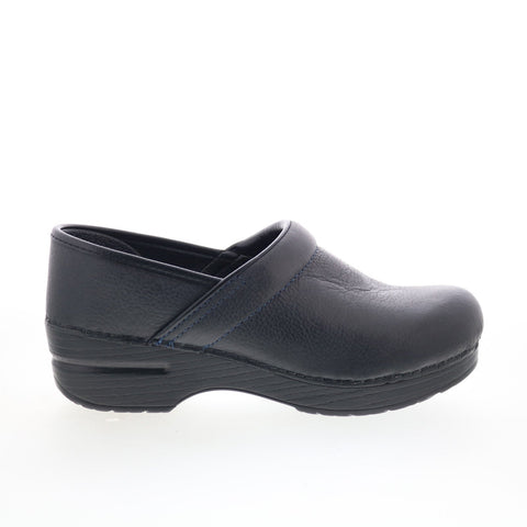 Dansko Professional 106-750202 Womens Blue Leather Clogs Flats Shoes