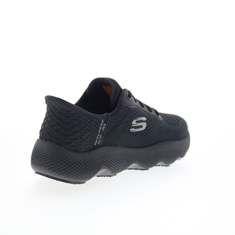 Skechers Slip-ins Slip Resitant Massage Step Griela Womens Black Work Shoes
