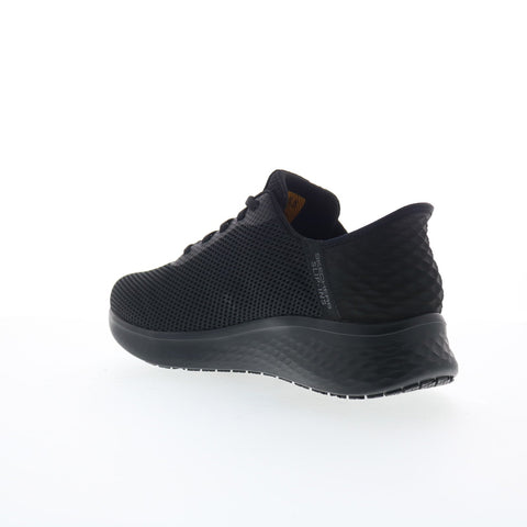Skechers Skech-Lite Pro Slip Resistant Exdown Womens Black Wide Work Shoes