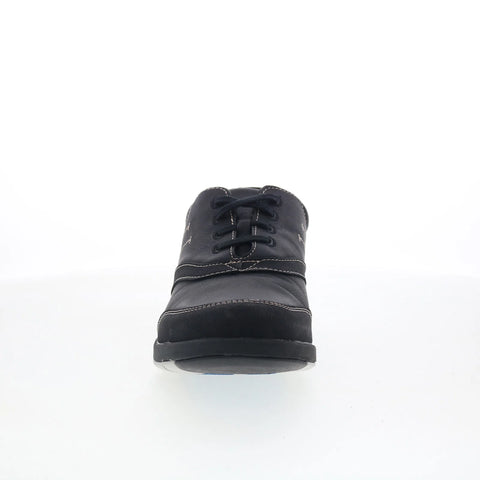 Drew Columbia 10829-14 Womens Black Extra Wide Leather Athletic Walking Shoes