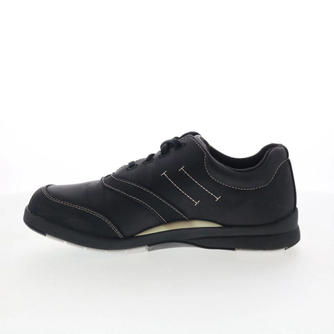 Drew Columbia 10829-14 Womens Black Extra Wide Leather Athletic Walking Shoes