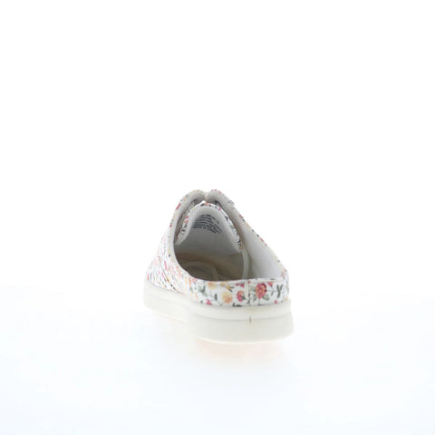 Drew Sunstone 10831-94 Womens White Canvas Slip On Clogs Slippers Shoes