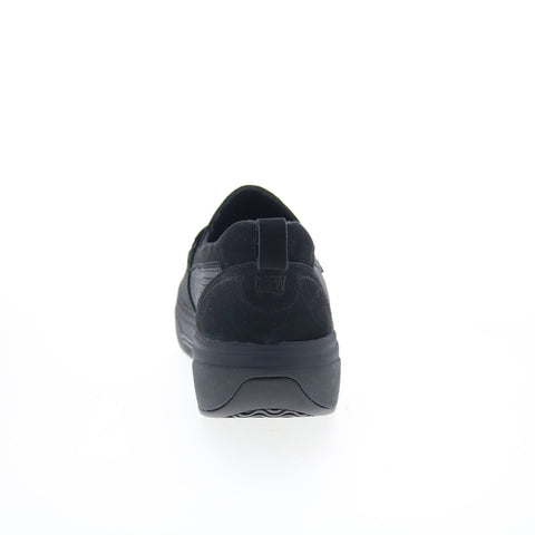 Drew Java 10841-19 Womens Black Leather Slip On Lifetsyle Sneakers Shoes