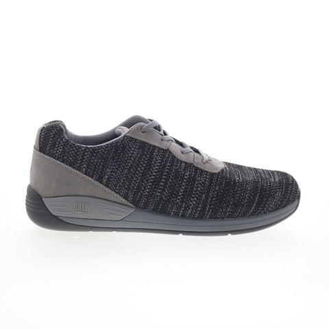 Drew Terrain 10856-19 Womens Black Wide Canvas Lifetsyle Sneakers Shoes