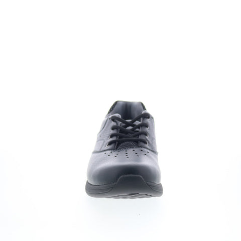 Drew Tour 10857-12 Womens Black Wide Leather Lifetsyle Sneakers Shoes