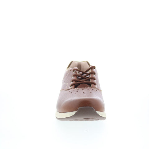 Drew Tour 10857-7T Womens Brown Extra Wide Leather Lifetsyle Sneakers Shoes
