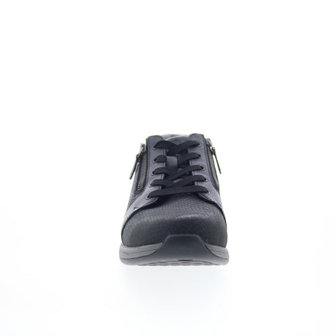 Drew Drew Tally 10862 Womens Black Leather Lace Up Casual Dress Boots