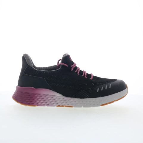 Drew Bandit 10863-19 Womens Black Wide Mesh Lace Up Athletic Walking Shoes
