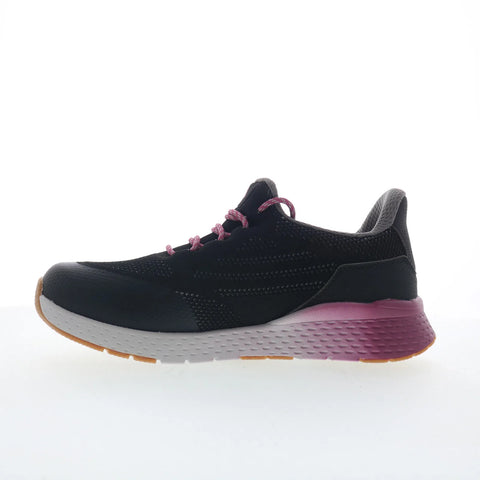 Drew Bandit 10863-19 Womens Black Wide Mesh Lace Up Athletic Walking Shoes