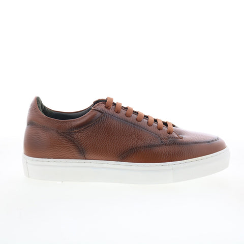 Pastori by Di Bianco 11007-002 Mens Brown Leather Lifestyle Sneakers Shoes