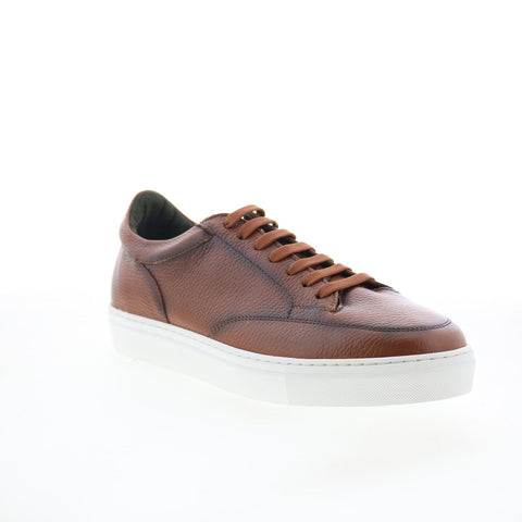 Pastori by Di Bianco 11007-002 Mens Brown Leather Lifestyle Sneakers Shoes