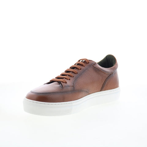 Pastori by Di Bianco 11007-002 Mens Brown Leather Lifestyle Sneakers Shoes
