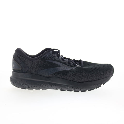 Brooks Ghost 16 110418-020 Mens Black Wide Canvas Athletic Running Shoes