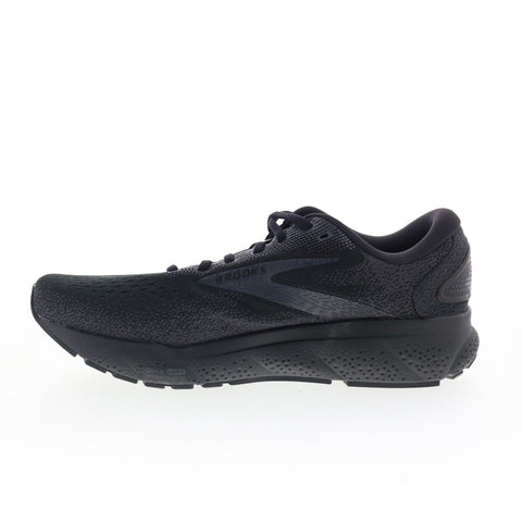 Brooks Ghost 16 110418-020 Mens Black Wide Canvas Athletic Running Shoes