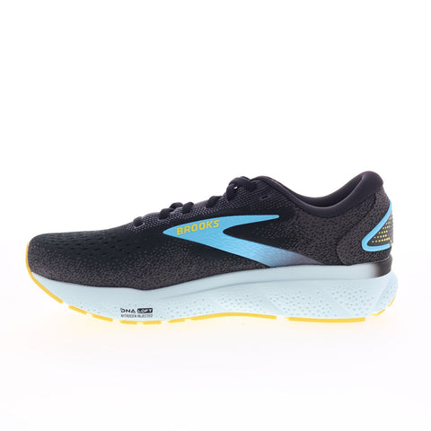 Brooks Ghost 16 110418-029 Mens Black Wide Canvas Athletic Running Shoes