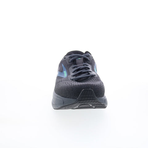Brooks Ghost Max 2 Mens Black Extra Wide 4E Canvas Athletic Running Shoes