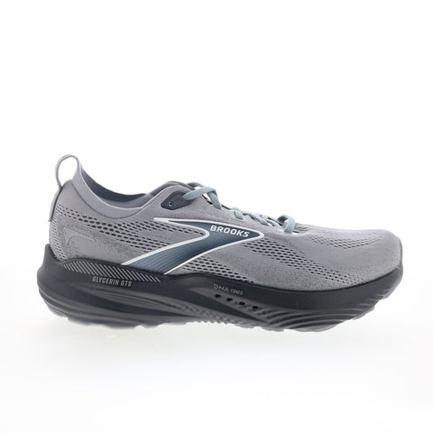 Brooks Glycerin GTS 22 Mens Gray Extra Wide 4E Athletic Running Shoes