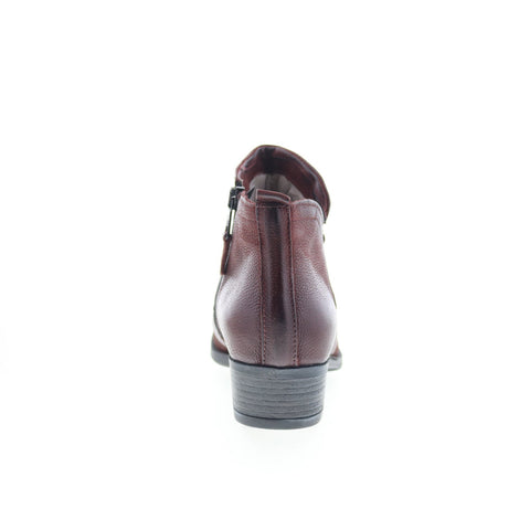 Miz Mooz Burlington 111258-101-6345 Womens Burgundy Ankle & Booties Boots