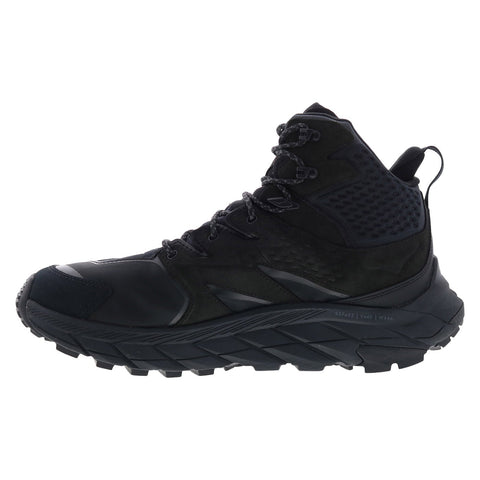 Hoka Anacapa Mid GTX Waterproof 1122018 Mens Black Athletic Hiking Shoes